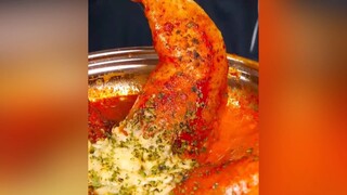 Đùi gà cay chấm phô-mai #mukbang