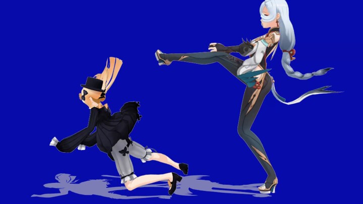 The blonde woman who had a one-on-one duel with Shen He