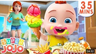 Super JOJO / No No Snacks Song 🎶 YesYes Stay Healthy More Nursery Rhymes Kids Song TV Babies