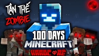 TÔI ĐÃ SINH TỒN 100 NGÀY TRONG MINECRAFT FROZEN ZOMBIE APOCALYPSE SIÊU KHÓ VÀ ĐÃ LÀM ĐƯỢC NHỮNG GÌ