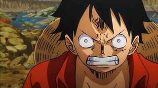 Luffy's domineering look is not inferior to Barrett!