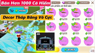 Cập Nhật Mới | Bán Hơn 1000 Cá Hiếm để Decor Tháp Băng Vô Cực | Play Together
