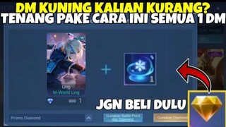 CUMA 1 DM !! CARA MENGGUNAKAN PROMO DIAMOND KUNING MOBILE LEGENDS 2022!! BISA BELI SKIN EPIC 515STAR