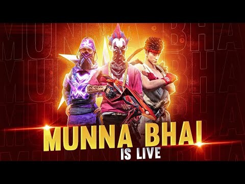 Free Fire Live With Munna Bhai - Free Fire Telugu - Free Fire Live Telugu