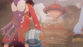 Luffy and Lucci meet