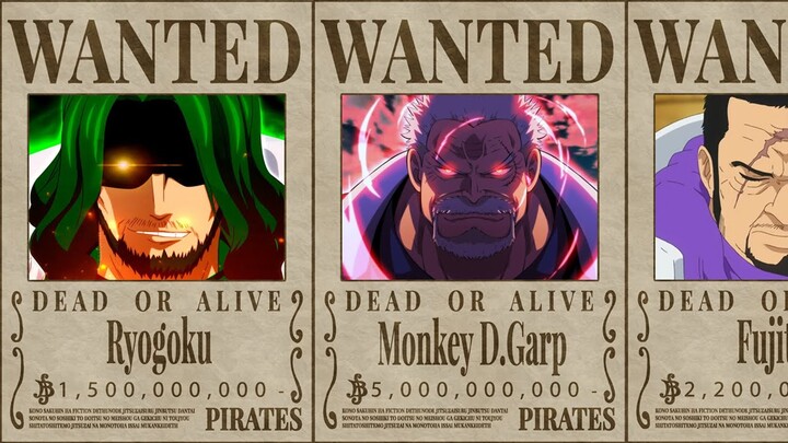 One Piece Marines Bounties