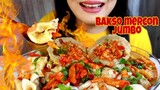 ASMR BAKSO MERCON PEDAS ISI CABE RAWIT  | ASMR MUKBANG INDONESIA | EATING SOUNDS