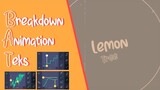 [Breakdown] Tutorial Animation Text on amv lemon tree