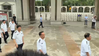 "I wish you all the best in the police department!" [China People's Public Security University]