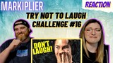 "Try Not To Laugh Challenge #16"   @Markiplier    | HatGuy & Nikki react