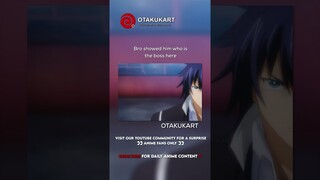 Bro showed who is the boss here #anime #shorts #animeedits #animememes