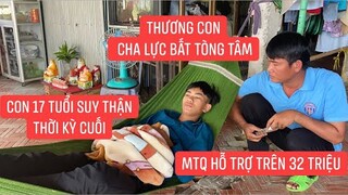 Trao tiền MTQ gởi gia đình Anh Thành có con trai 17 tuổi bệnh suy thận thời kì cuối