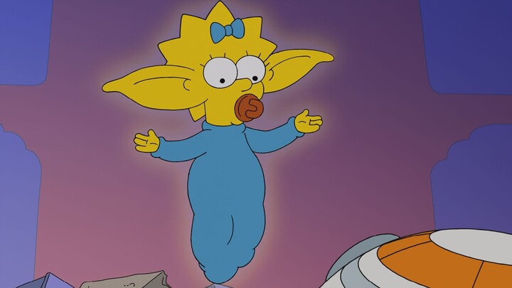 Maggie จาก The Simpsons เจ๋งแค่ไหน? ปลุกพลังและเริ่มดวลกับคิ้ว