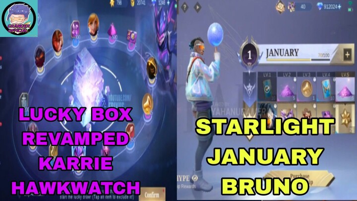 UPDATE LUCKY BOX EVENT KARRIE HAWKWATCH| STARLIGHT BRUNO JANUARY| BLANK SKIN DIGGIE AND AAMON