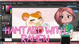 SpeedPaint - Hamtaro with Ramen