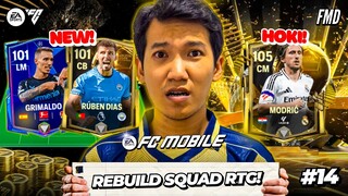 Rebuild Squad RTG & Dapat OVR 105 Pertama! Squad Mewah Sebagai F2P?! #14 | FC Mobile Road To Glory