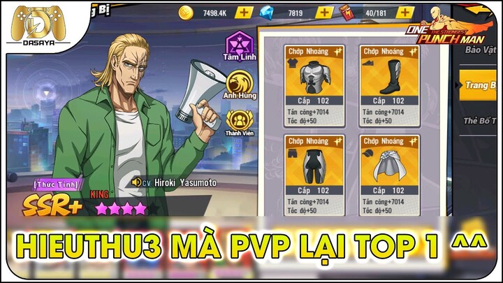 One Punch Man: The Strongest VNG: ACC TOP S274 HIẾU THỨ 3 NHƯNG PK LẠI THÀNH HIẾU THỨ 1 :))