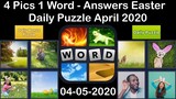 4 Pics 1 Word - Easter - 05 April 2020 - Daily Puzzle + Daily Bonus Puzzle - Answer - Walkthrough