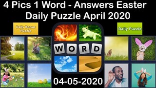 4 Pics 1 Word - Easter - 05 April 2020 - Daily Puzzle + Daily Bonus Puzzle - Answer - Walkthrough