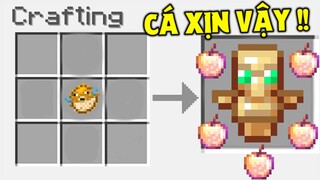 THỬ THÁCH SINH TỒN VÀ TIÊU DIỆT "CON CÁ" SẼ RƠI RA VẬT PHẨM CỰC VIP TRONG MINECRAFT !! *CÁ = ĐỒ XỊN*