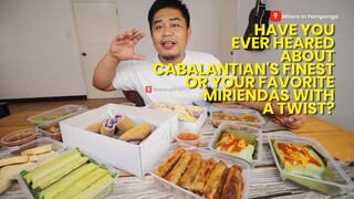 Cabalantian's finest food + favorite mirendas with a twist