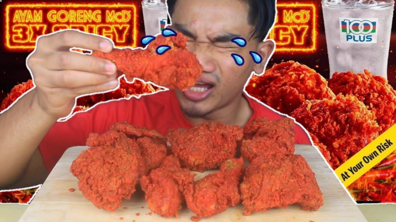 Ayam Goreng Mcd 3x Spicy Confirm Tak Pedas Mukbang Malaysia Bstation