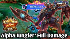 Alpha Jungle š„Full Damage.Gak Ada Ampun Di Land Of Down..!!