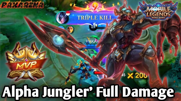 Alpha Jungle 🔥Full Damage.Gak Ada Ampun Di Land Of Down..!!