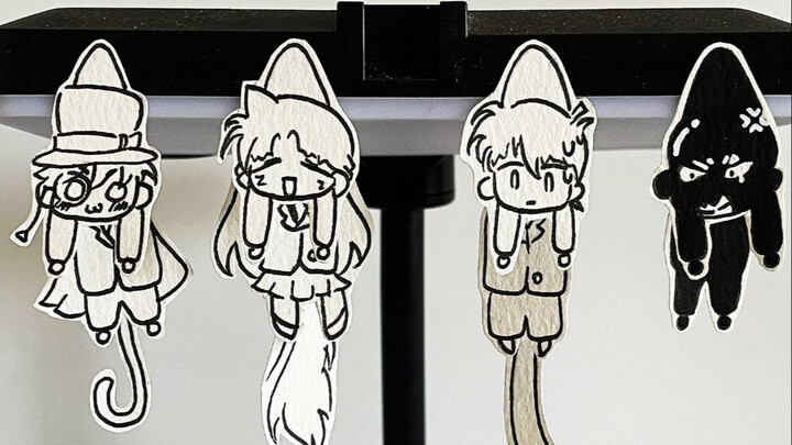 Eh?! Am I not a genius? How did I become a little nose? I made a rocking pendant of Kid, Shinichi an