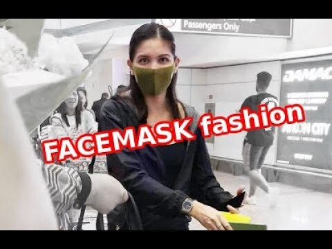 FACEMASK ang getup lagi ni Maine eh - Bagong FASHION TREND?