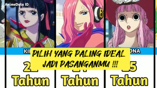 PERBANDINGAN UMUR PARA BIDADARI YANG ADA DI ONE PIECE❗😳