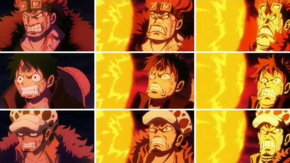 LUFFY, LAW, AND KID DONT WANT TO DODGES THE FLAME BUT THIS IS WHAT HAPPEN🤣🤣