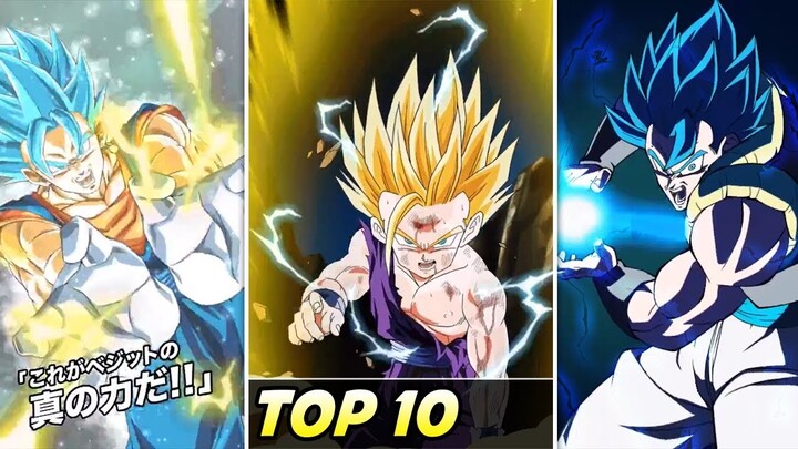 TOP 10 KAMEHAMEHA ANIMATIONS IN DOKKAN! DBZ Dokkan Battle