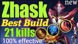 zhask best build got 21 kills | 1 hit combo |