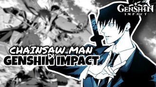 PASTINYA BUKAN DEVIL HUNTER KAN ??!! Chainsaw man di Genshin Impact