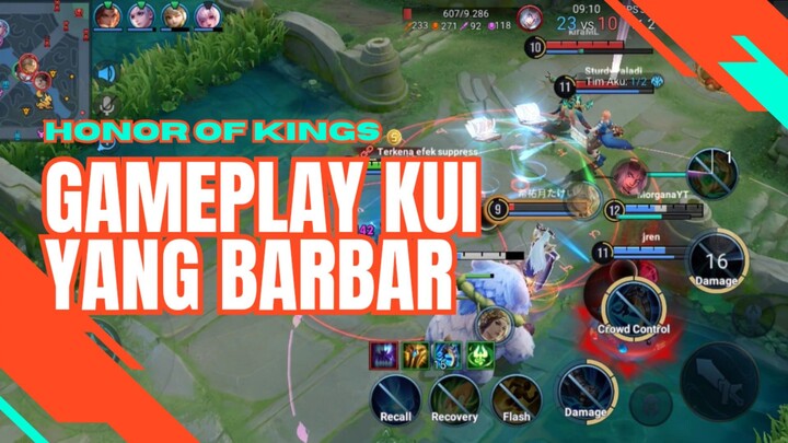 Gameplay KUI terbarbar, terobos aja lah | HONOR OF KINGS