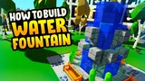 How to Build a Water Fountain!! in Roblox Islands (Skyblock)