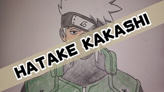 Menggambar Hatake Kakashi