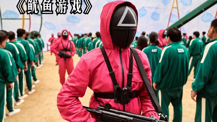 爆款韩剧《鱿鱼游戏》，童年游戏的另类玩法，闯关成功奖励456亿！