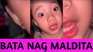 VIRAL BATANG BABAE NAG MALDITA