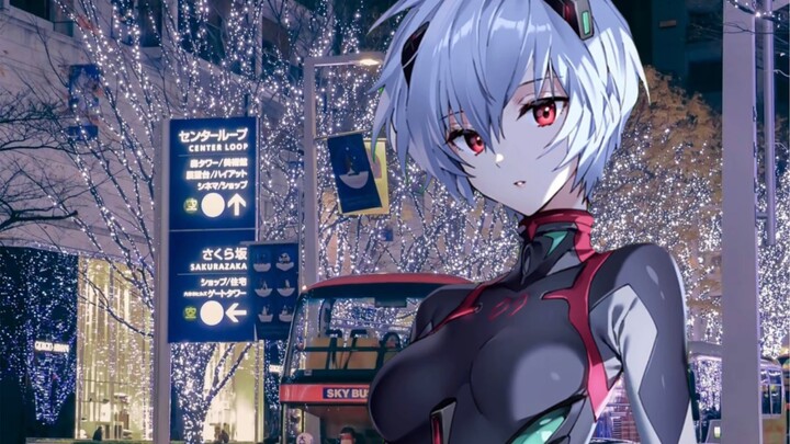 3 Januari 2023. Saya sedang berjalan di jalan hari ini dan bertemu Nona Ayanami Rei.