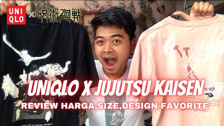 UNIQLO Jujutsu Kaisen Review & Unboxing (Harga,Bahan,Design Favorite)