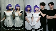 Kaede x Suzu 😅Anime Cos Twins