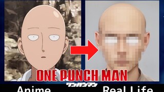 琦玉老师在现实中长什么样子？一拳超人｜ONE PUNCH MAN AI模拟画真人