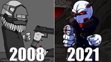 Evolution of Mag Agent (Madness Combat) in Games [2008-2021]