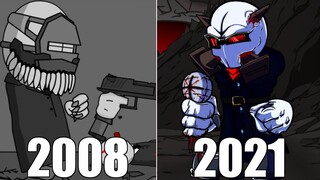 Evolution of Mag Agent (Madness Combat) in Games [2008-2021]