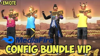 CONFIG BUNDLE VIP TERBARU LANGKA + EMOTE TERLENGKAP V32 | GARENA FREE FIRE