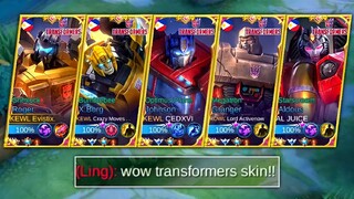 5 MAN TOP SUPREME NEW TRANSFORMERS SQUAD!!