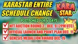 KARASTAR | KARASTAR ENTIRE SCHEDULE CHANGE
