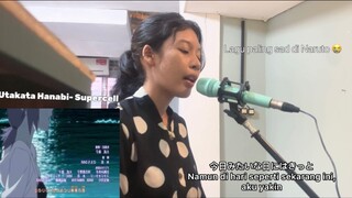 Naruto Shippuden - Ending14 | Utakata Hanabi- Supercell | Live singing | Terjemahan | Luky cover